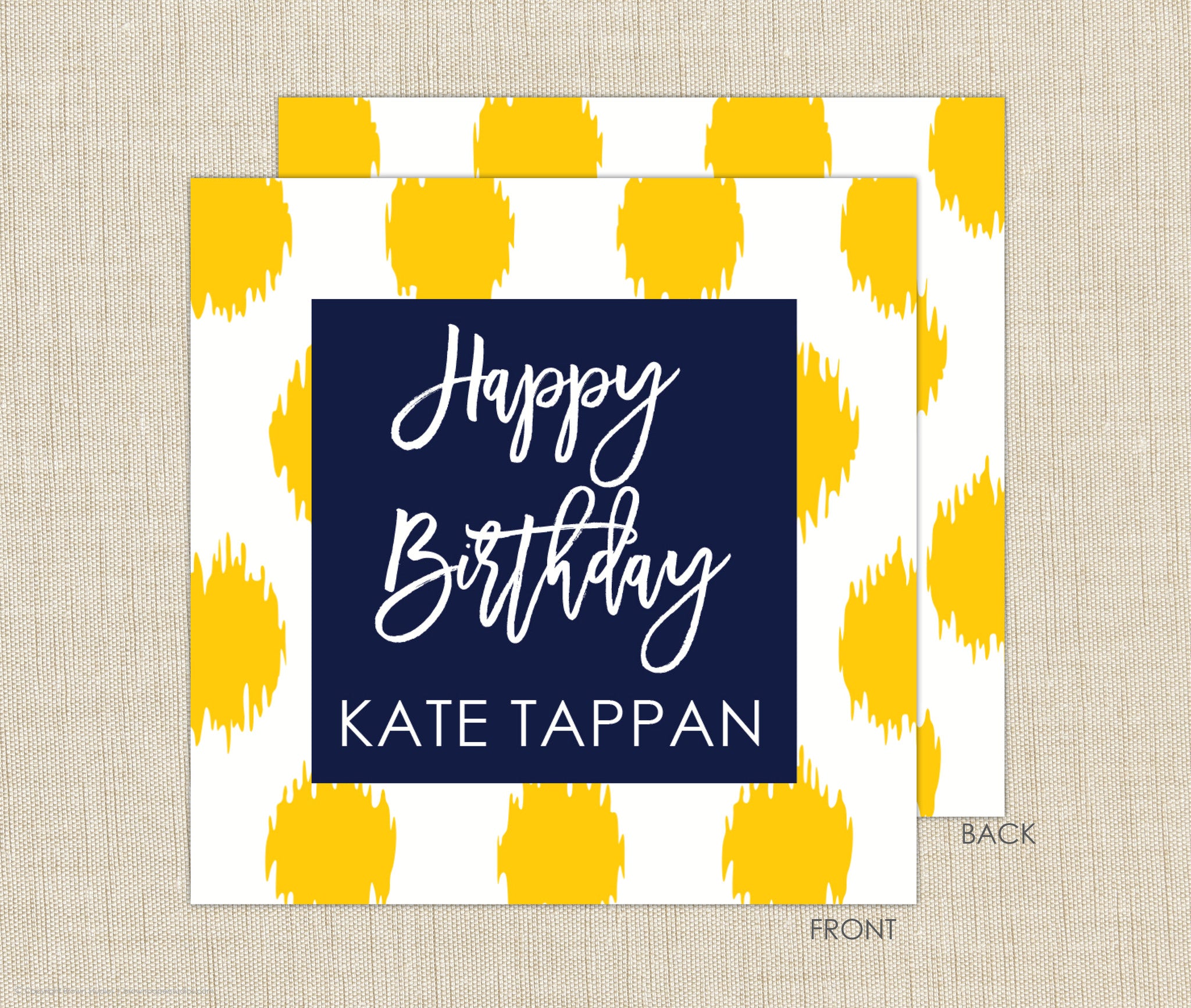 Ikat Gift Enclosure Cards