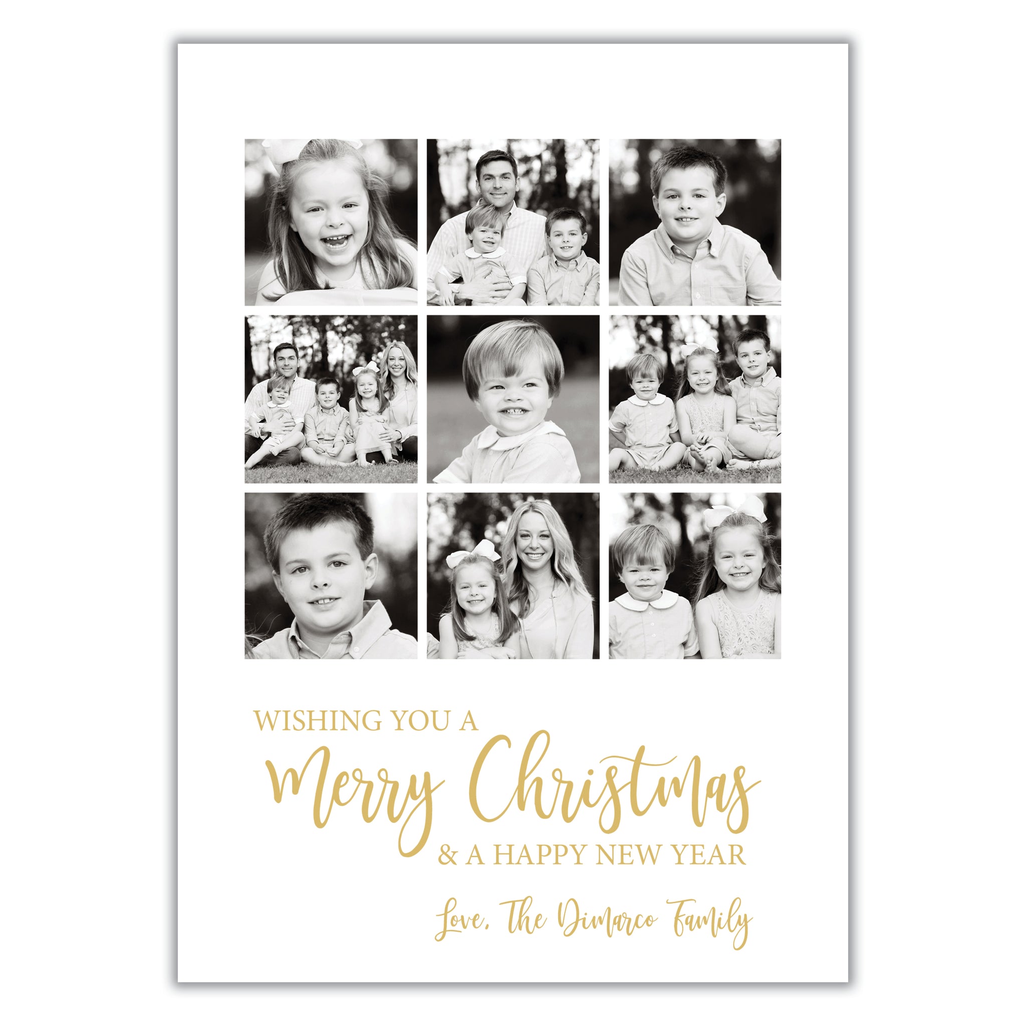 Multiple Photo Christmas Card