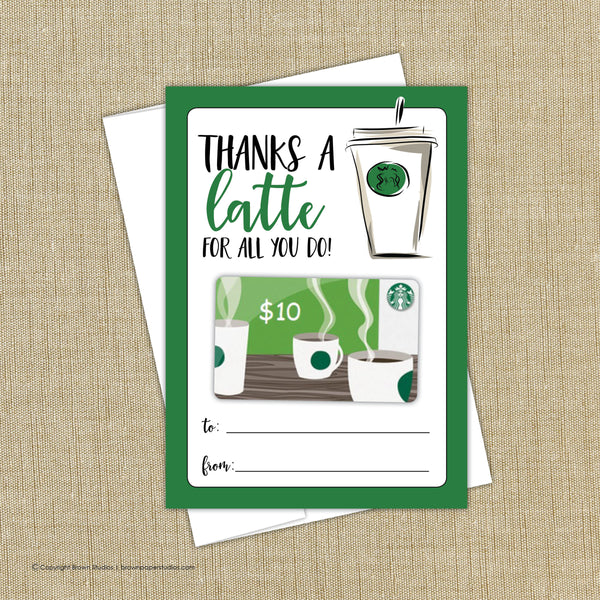 Thanks a latte for all you do