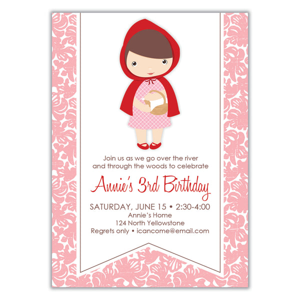 Little Red Riding Hood Invitation
