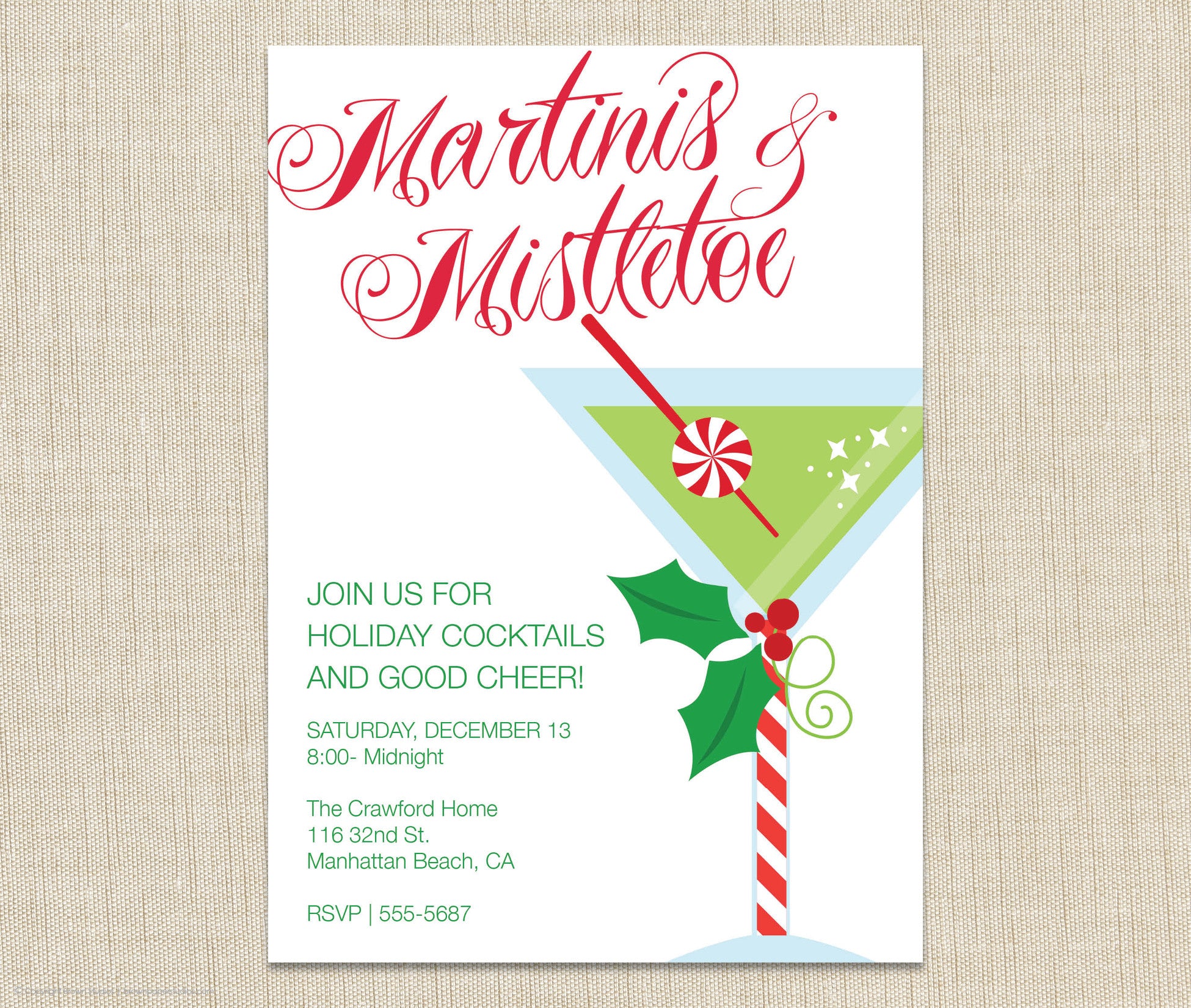 Martinis and Mistletoe