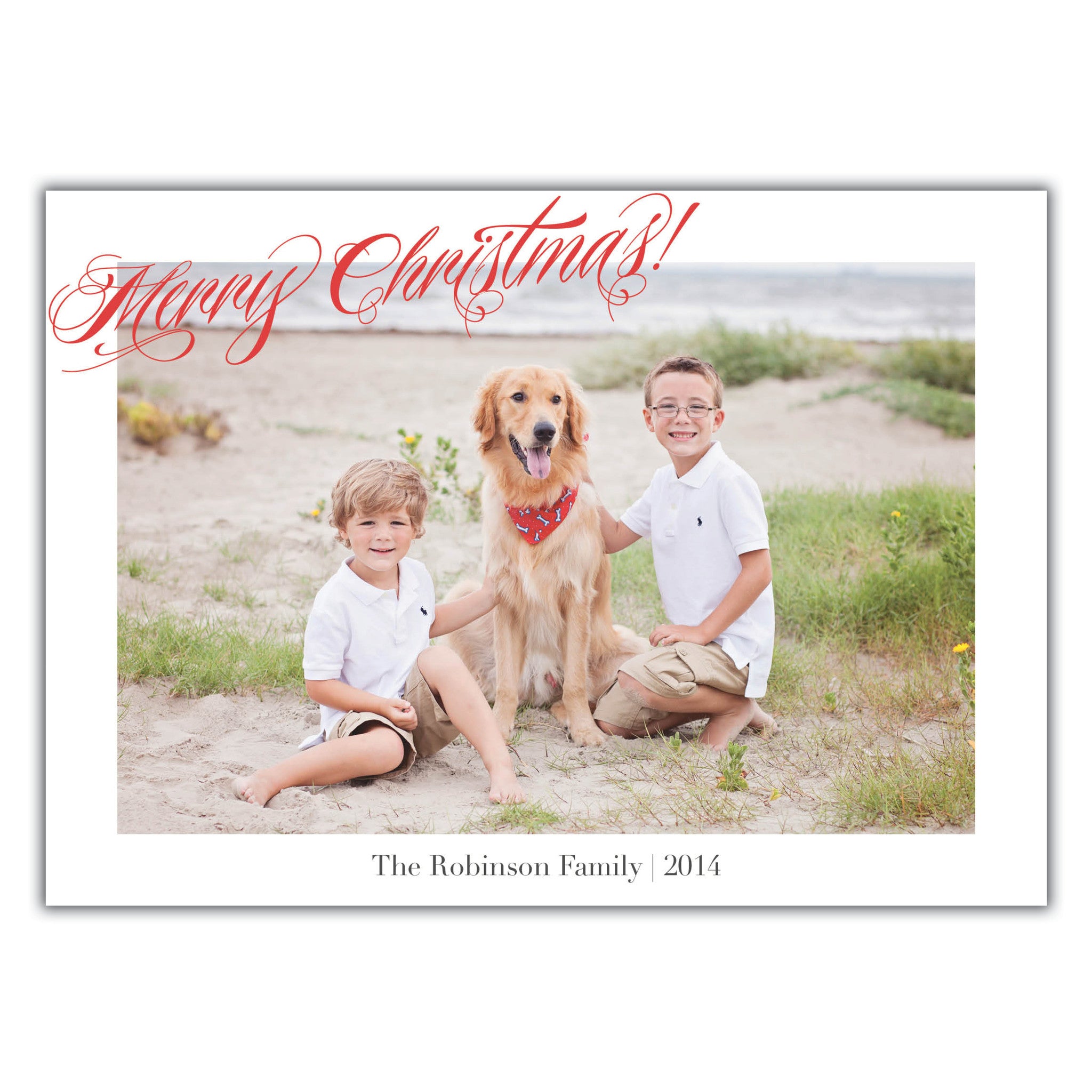 Merry Christmas hand lettering