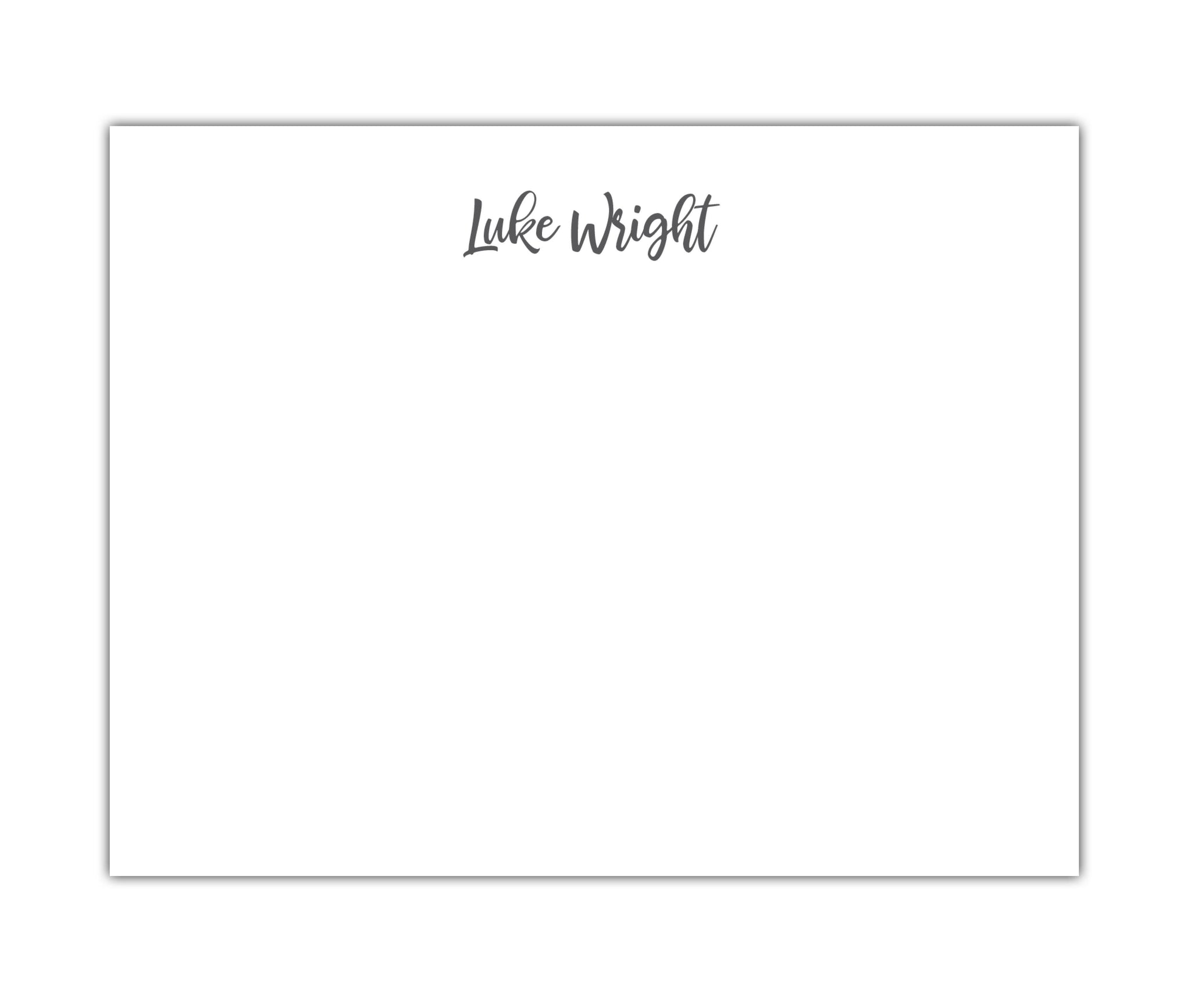 Men's Modern Stationery