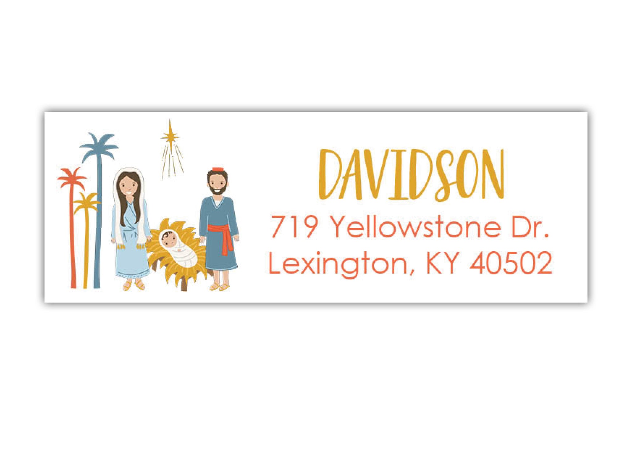 Nativity Address Labels