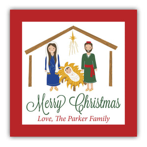 Nativity Gift Labels