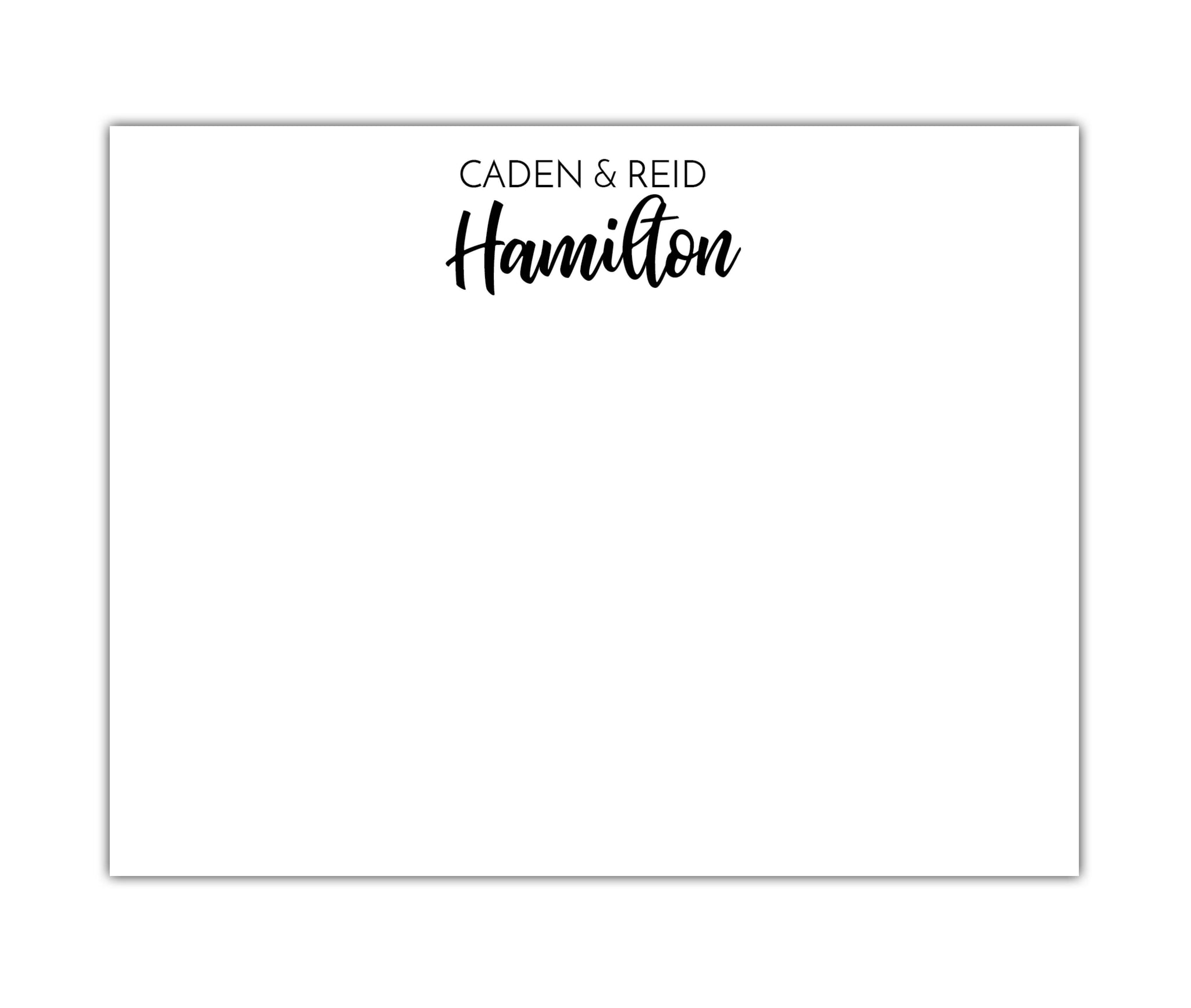 Couples Stationery
