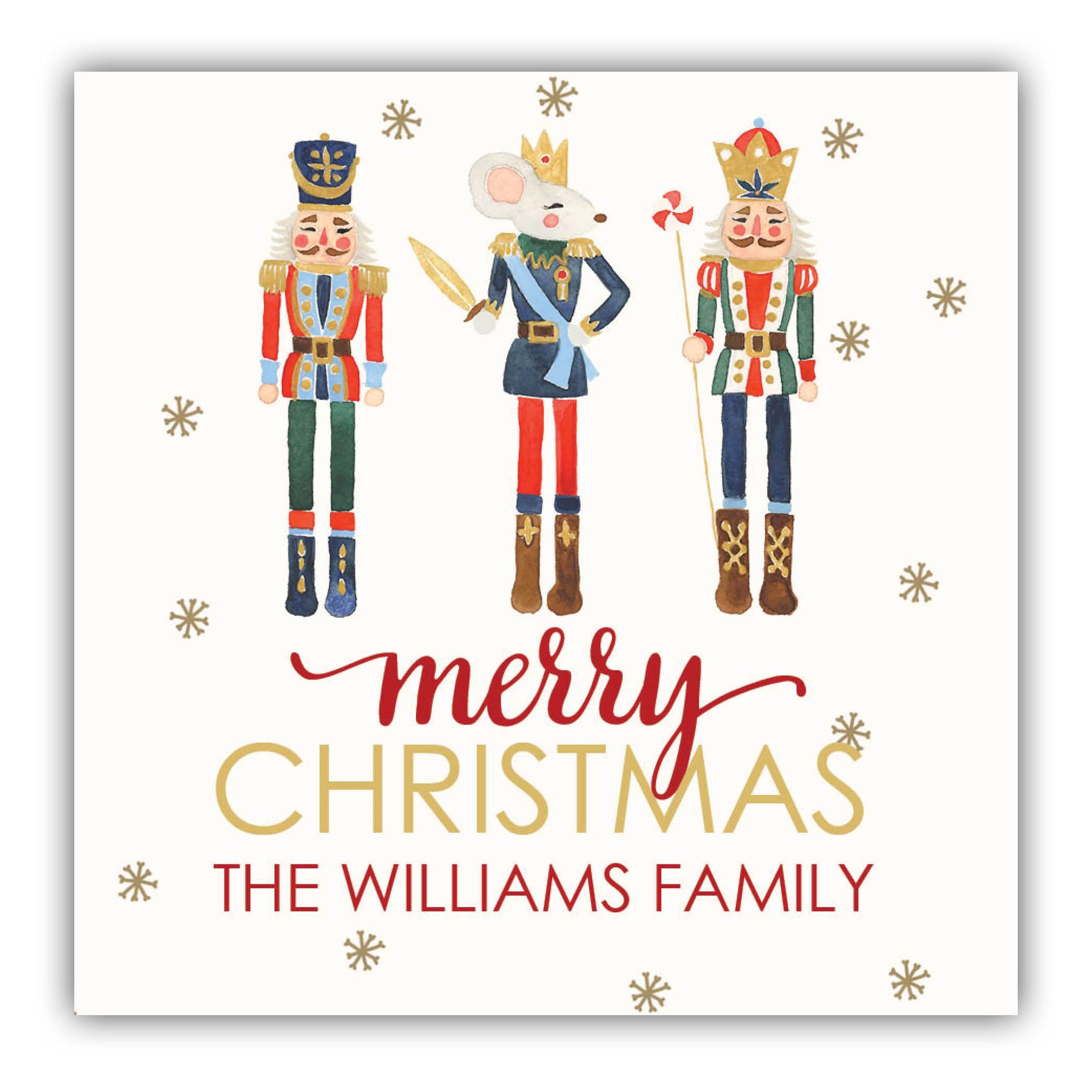 Nutcracker Gift Label