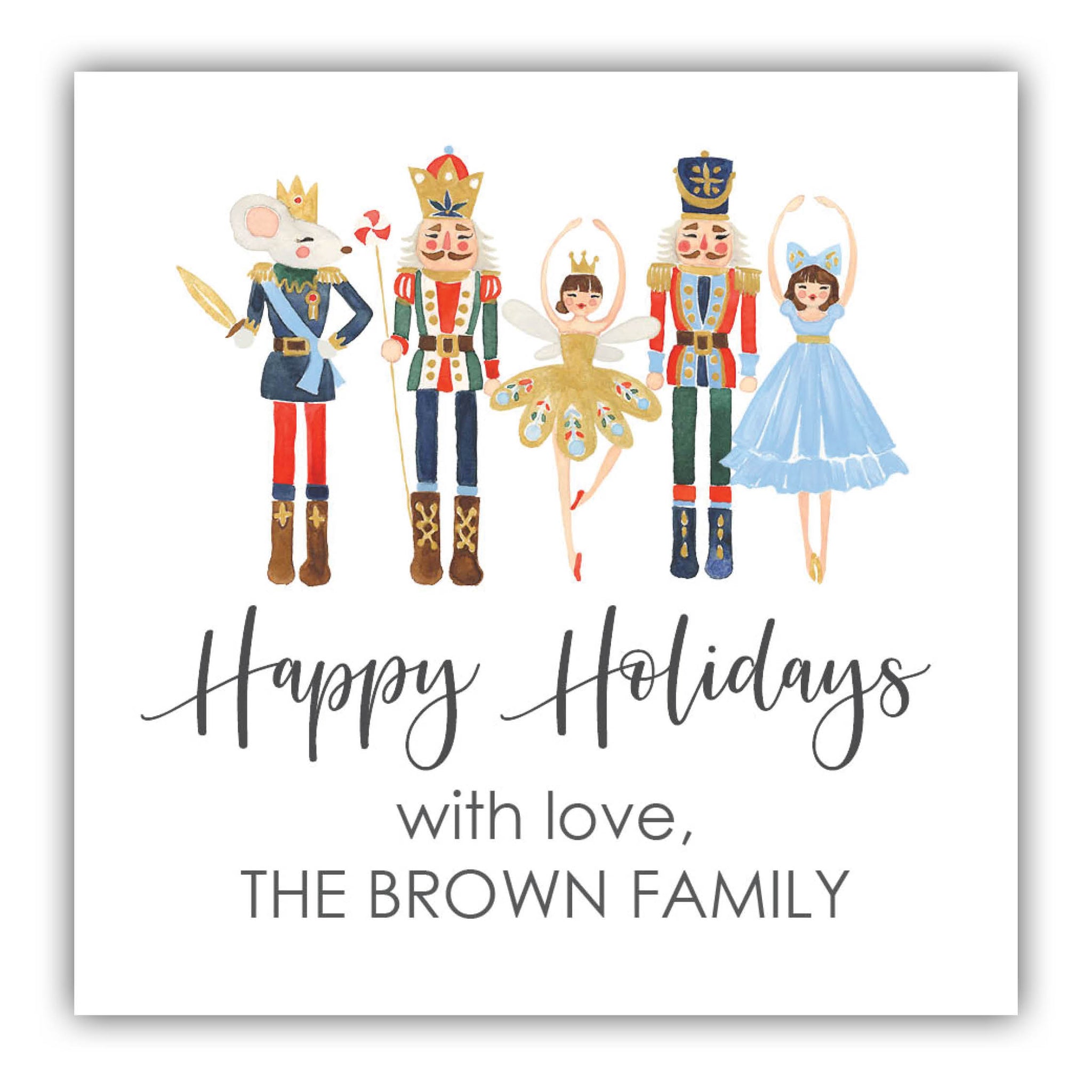 Nutcracker Gift Label