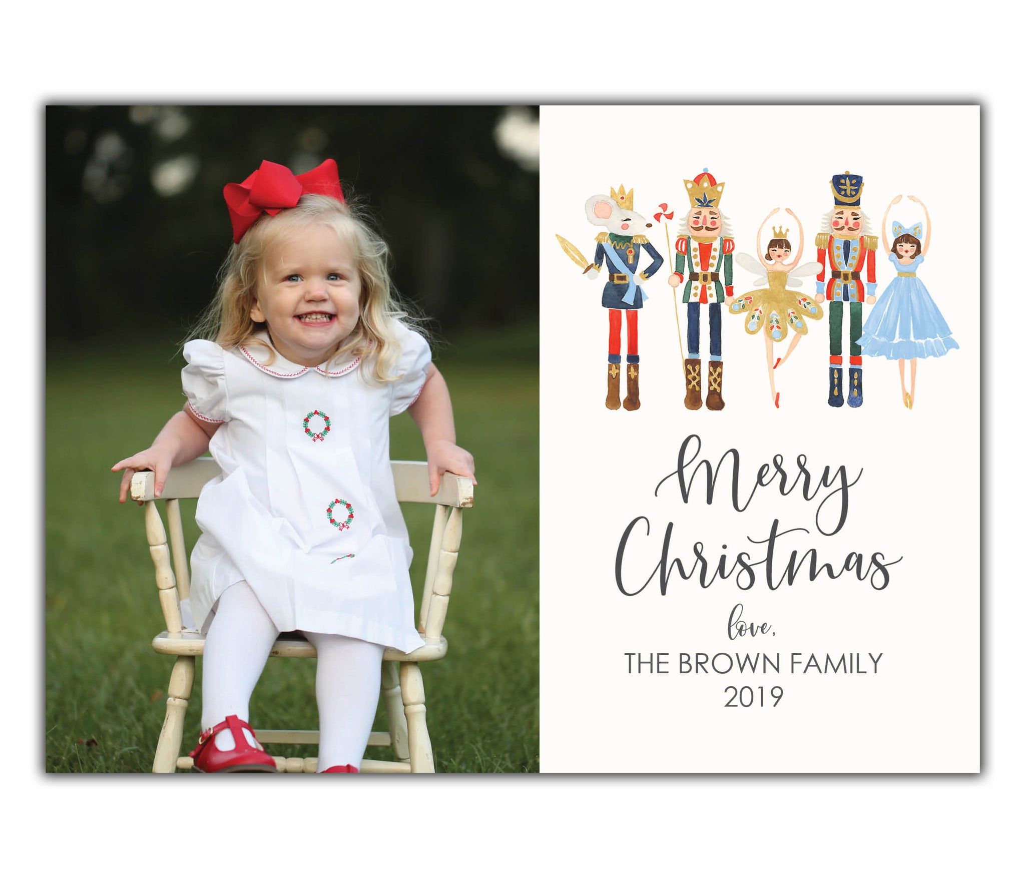 Nutcracker Chrismtas Card