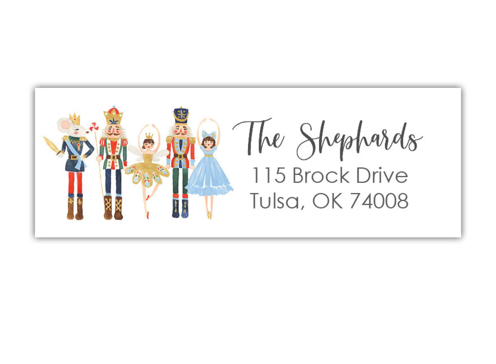 Christmas Address Labels - Brown Paper Studios