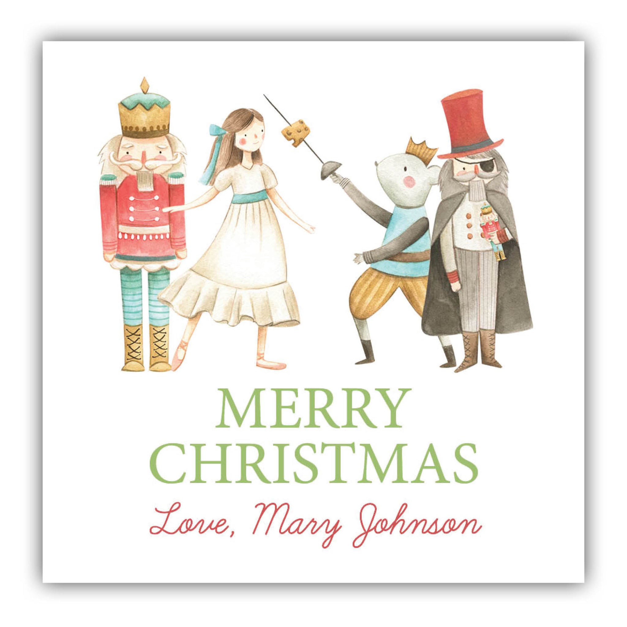 Nutcracker Suite Gift Label