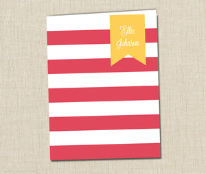 Personalized Folder Stripe