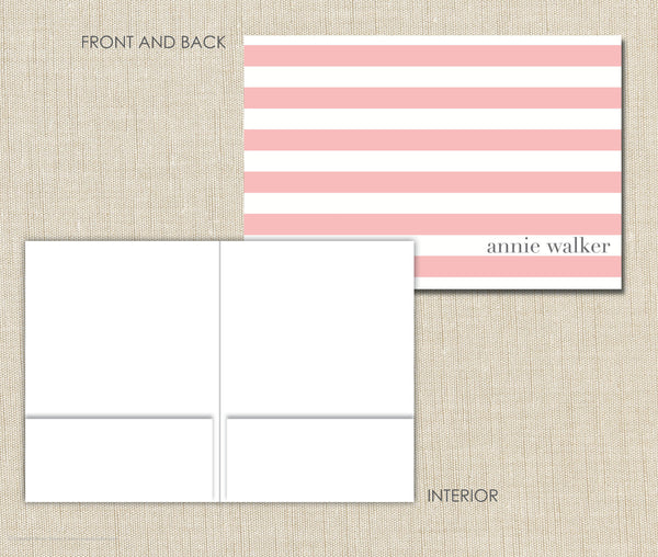 Personalized Folder Girls Stripe