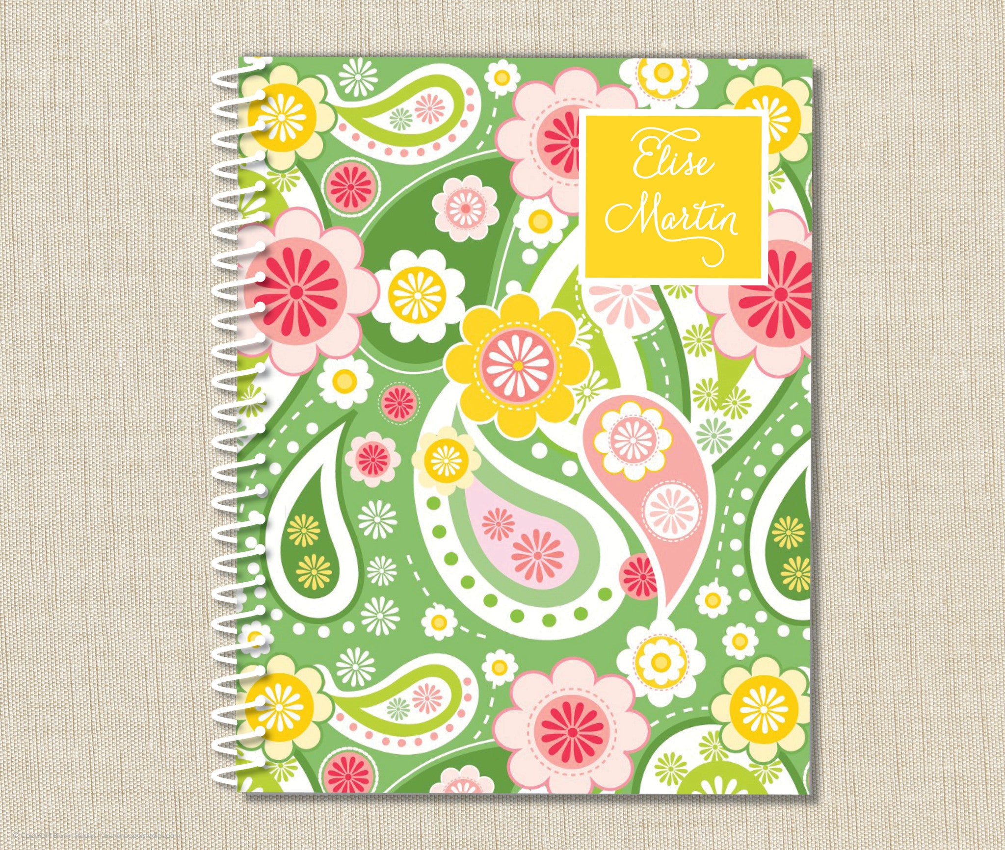 Personalized Spiral Notebook