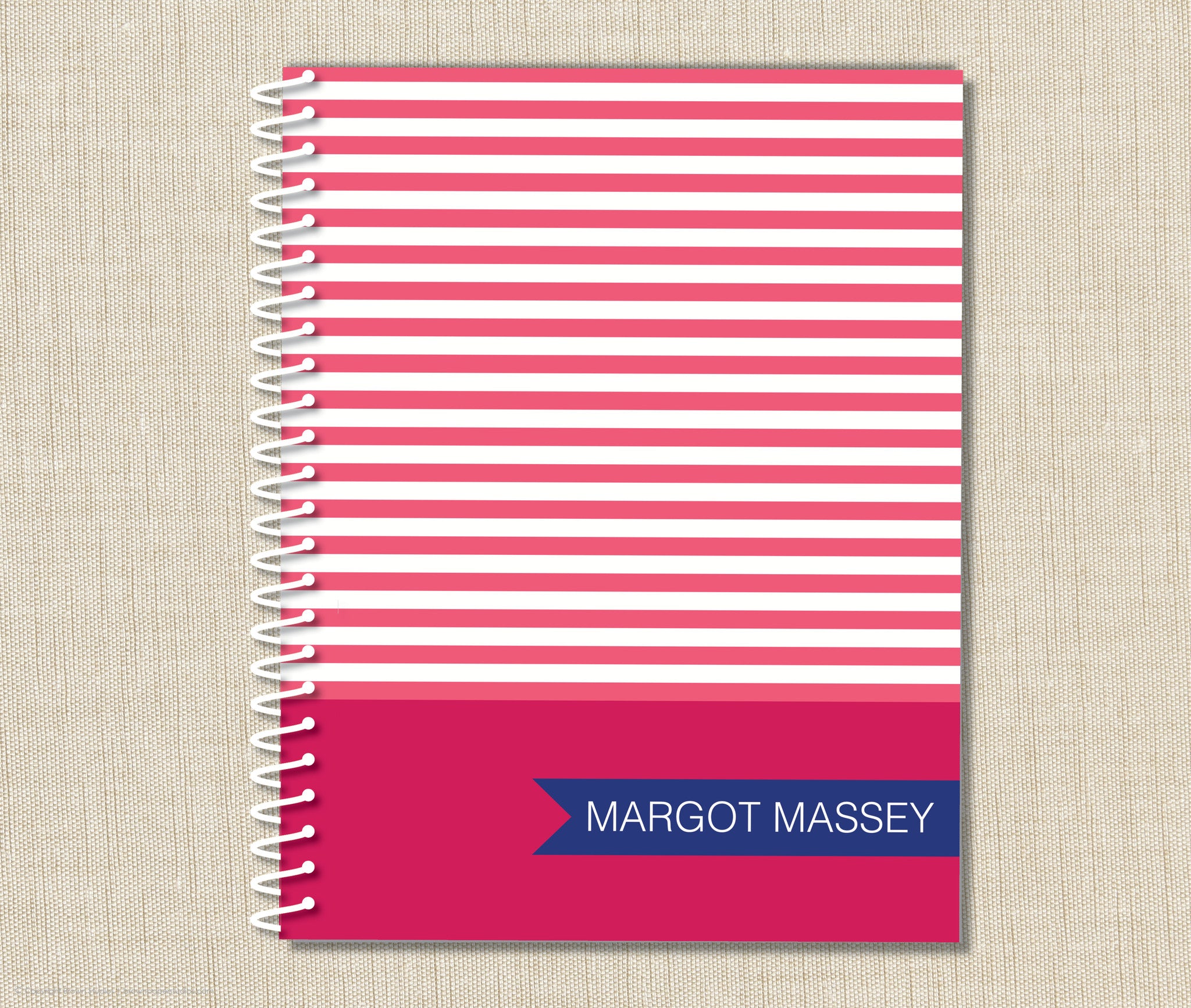 Personalized Spiral Notebook
