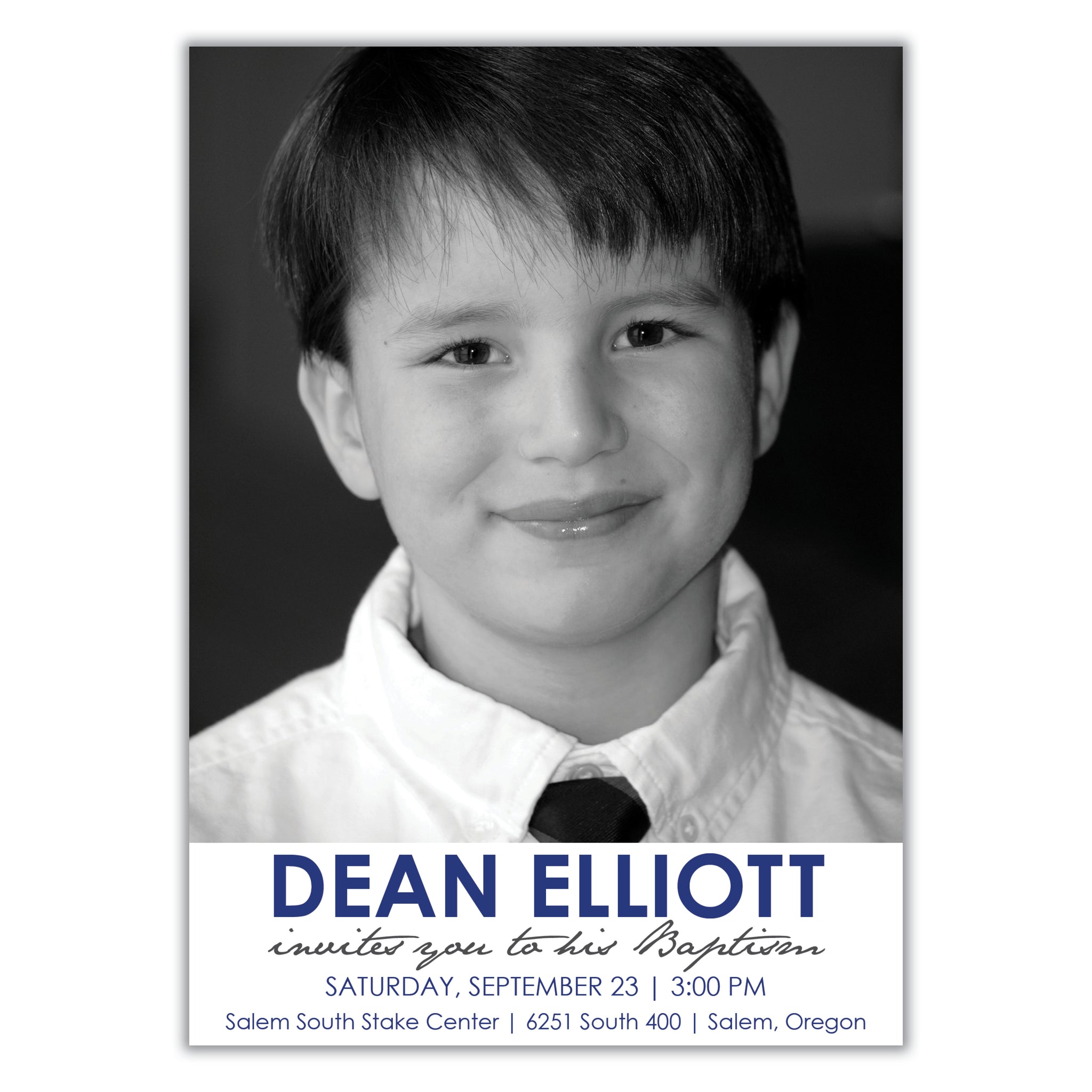 Photo Confirmation Invitation