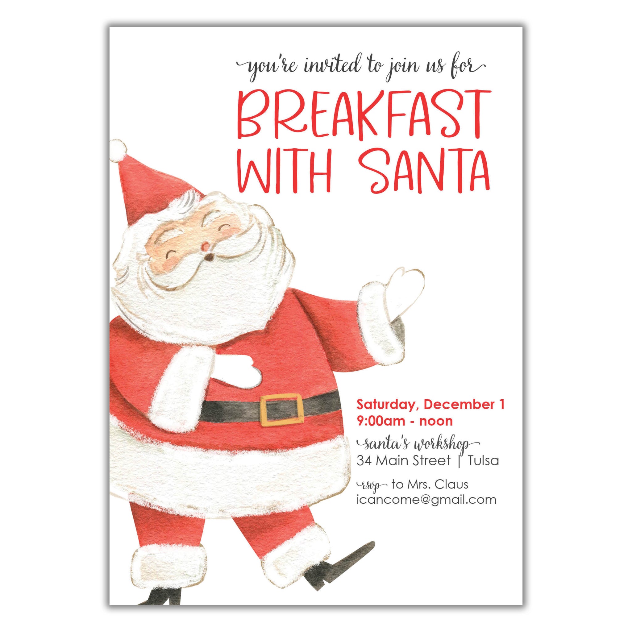 Breakfast with Santa
