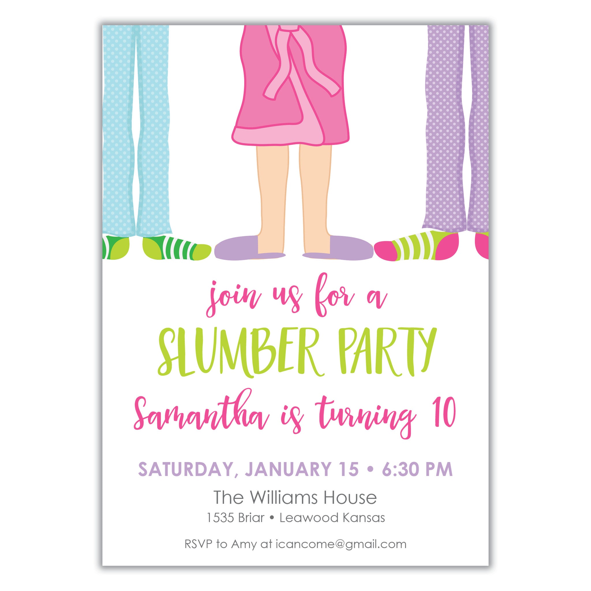 Slumber Party Invitation