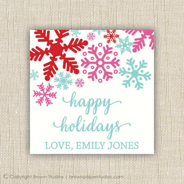 Snowflake Gift Labels