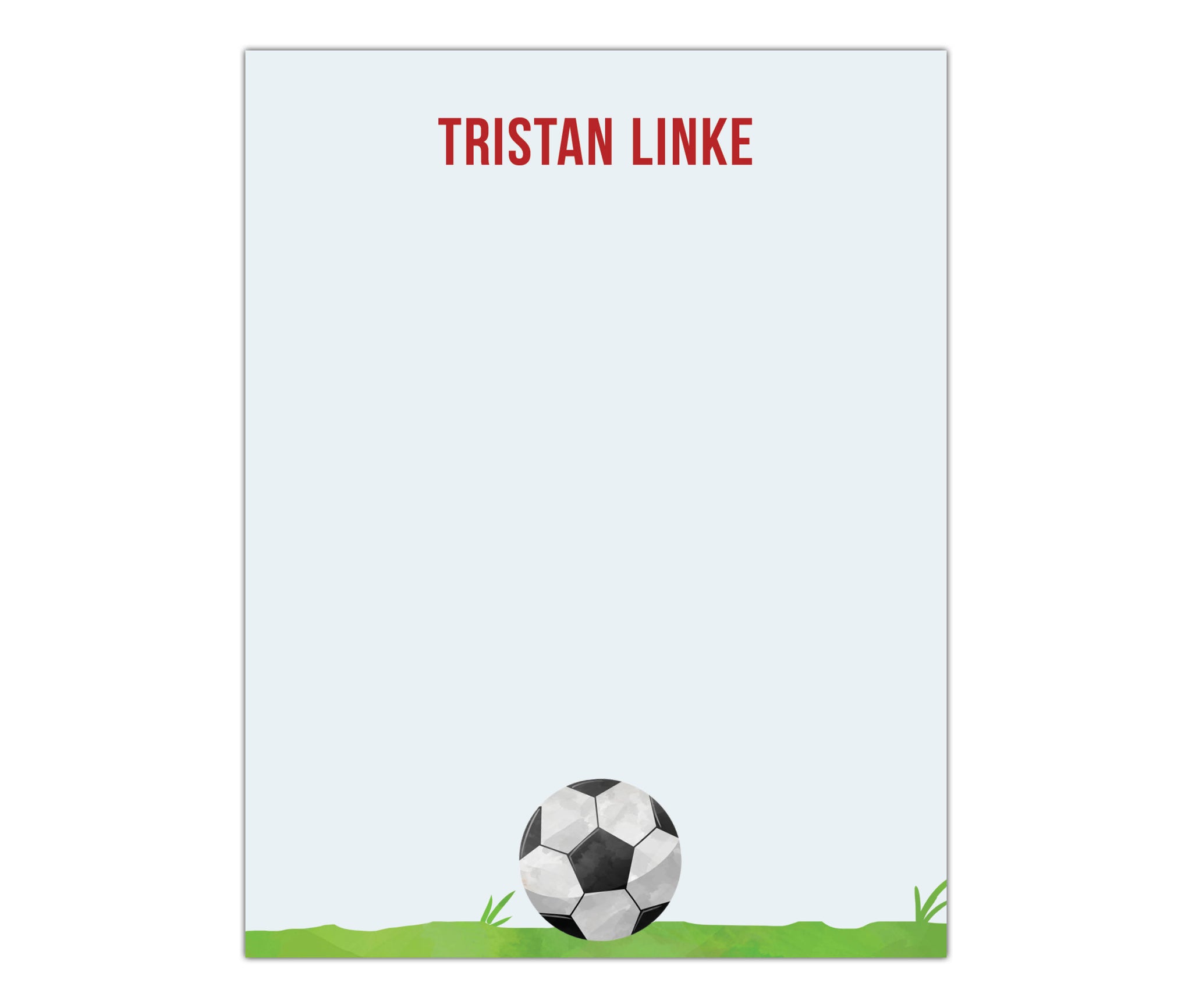 Soccer Stationery