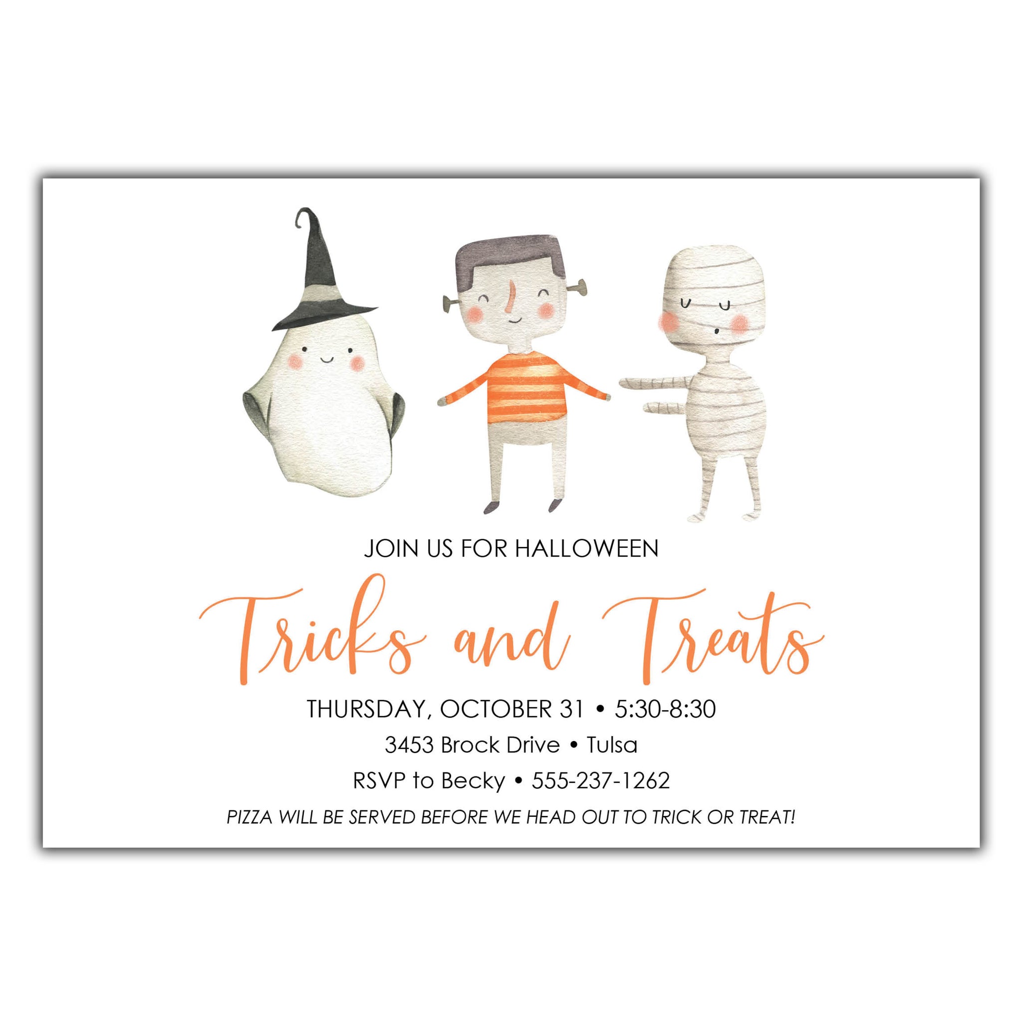 Trick or Treat Invitation