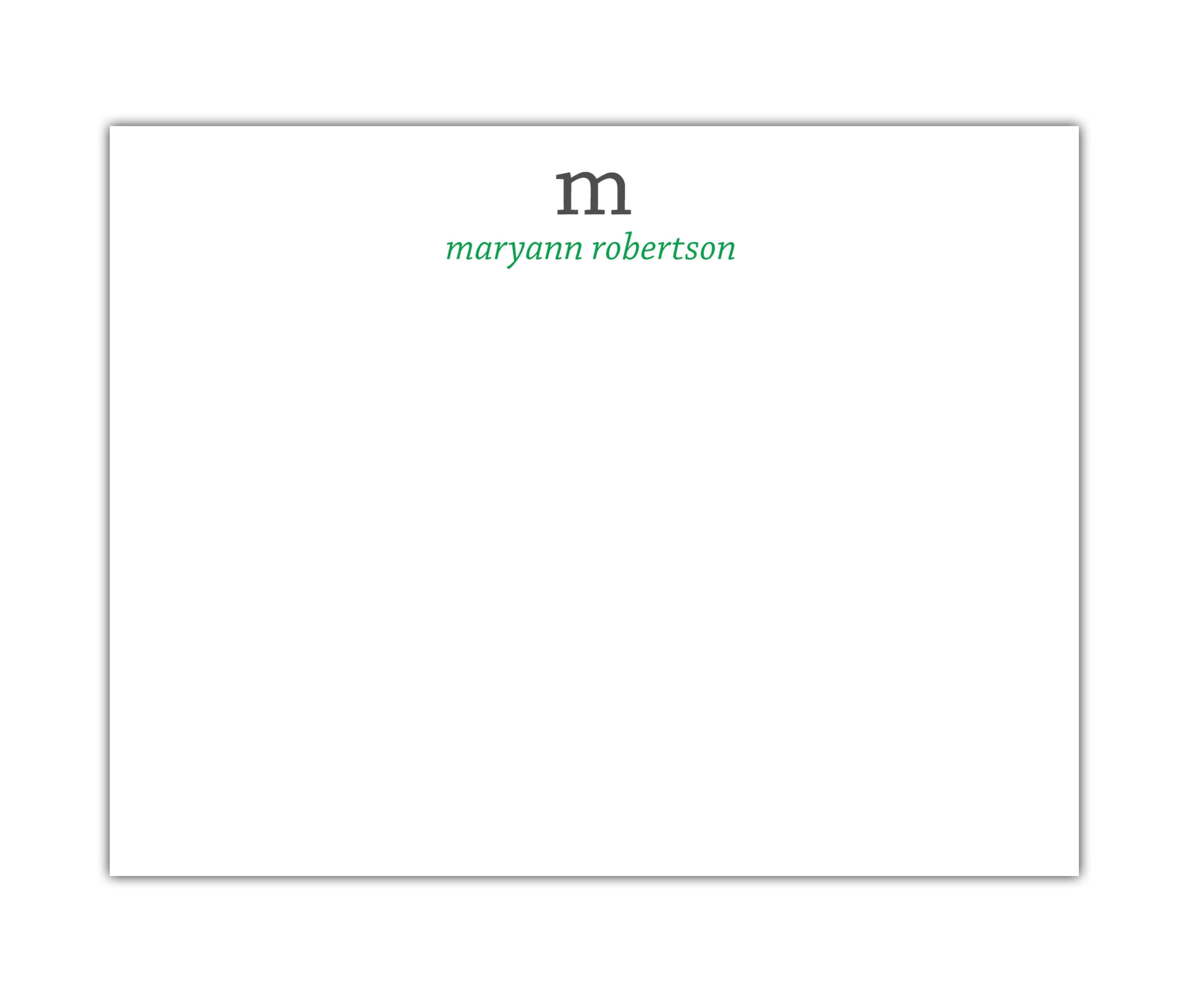 Traditional Monogram